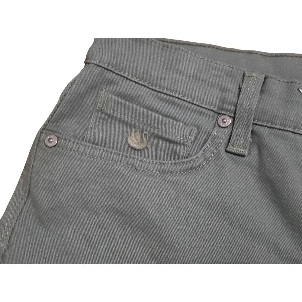 Gloria Vanderbilt All-Around Slimming‎ Effect Women's Amanda Shorts Sz 12p Green